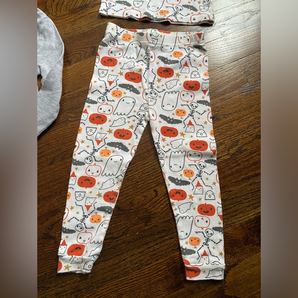 baby/toddler 2T halloween PJs Chick Pea Pajamas festive long sleeve cotton set - Picture 4 of 16